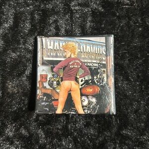 Vintage Harley Davidson Pin Back Button